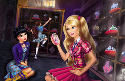 Barbie: Princess Charm School Wooden Framed Poster