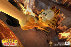 Garfield Gets Real pillow