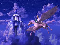 Barbie and the Magic of Pegasus 3-D tote bag
