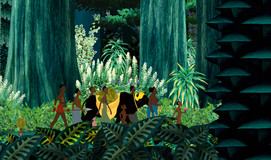 Kirikou et les bêtes sauvages Wooden Framed Poster