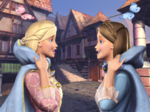 Barbie as the Princess and the Pauper pillow