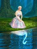 Barbie of Swan Lake Wooden Framed Poster