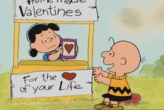 A Charlie Brown Valentine mouse pad