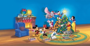 Mickey's Magical Christmas: Snowed in at the House of Mouse Metal Framed Poster