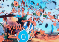 Asterix in Amerika Wooden Framed Poster