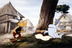 Astérix et le coup du menhir Wooden Framed Poster