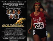 Goldengirl Metal Framed Poster