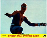 Spider-Man Strikes Back Metal Framed Poster