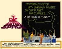 The Cat from Outer Space Canvas Poster