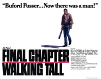 Final Chapter: Walking Tall calendar
