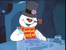 Frosty's Winter Wonderland Wooden Framed Poster