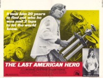 The Last American Hero Poster with Hanger