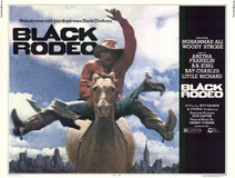 Black Rodeo Metal Framed Poster