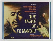 The Castle of Fu Manchu Wooden Framed Poster