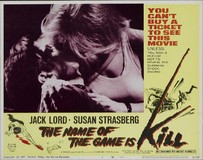 The Name of the Game Is Kill Canvas Poster