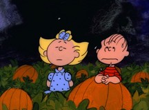 It's the Great Pumpkin, Charlie Brown Wood Print