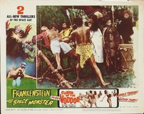 Frankenstein Meets the Spacemonster Wooden Framed Poster