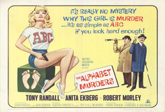 The Alphabet Murders Canvas Poster