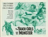 The Beach Girls and the Monster Metal Framed Poster