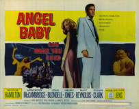 Angel Baby Wooden Framed Poster