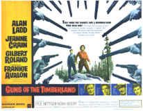 Guns of the Timberland Wooden Framed Poster