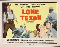 Lone Texan Wooden Framed Poster