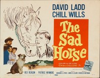 The Sad Horse Wooden Framed Poster