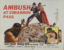 Ambush at Cimarron Pass Poster with Hanger