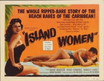 Island Women Wooden Framed Poster
