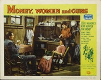 Money, Women and Guns Wooden Framed Poster