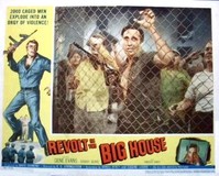 Revolt in the Big House Wooden Framed Poster