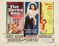 The Decks Ran Red Wooden Framed Poster