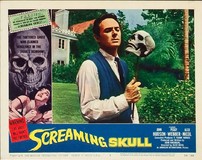 The Screaming Skull Wood Print