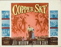 Copper Sky Wooden Framed Poster