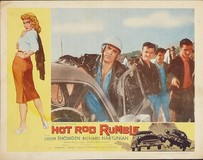 Hot Rod Rumble Metal Framed Poster