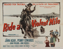 Ride a Violent Mile Poster with Hanger