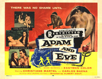 Adán y Eva Metal Framed Poster