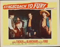 Stagecoach to Fury Wooden Framed Poster