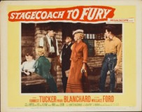 Stagecoach to Fury Wooden Framed Poster