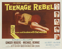 Teenage Rebel Wooden Framed Poster