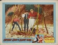 Captain Kidd and the Slave Girl Wooden Framed Poster