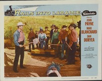 Rails Into Laramie poster