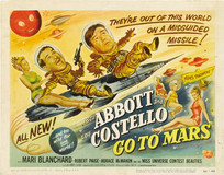 Abbott and Costello Go to Mars Canvas Poster