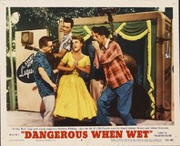 Dangerous When Wet Poster with Hanger
