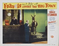 Francis Covers the Big Town Wooden Framed Poster