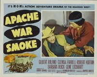 Apache War Smoke Wooden Framed Poster