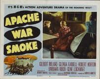 Apache War Smoke Metal Framed Poster