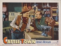 Cattle Town Wooden Framed Poster