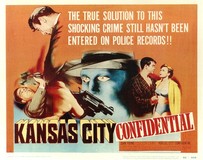Kansas City Confidential Wooden Framed Poster