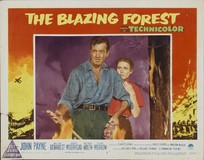 The Blazing Forest Poster with Hanger